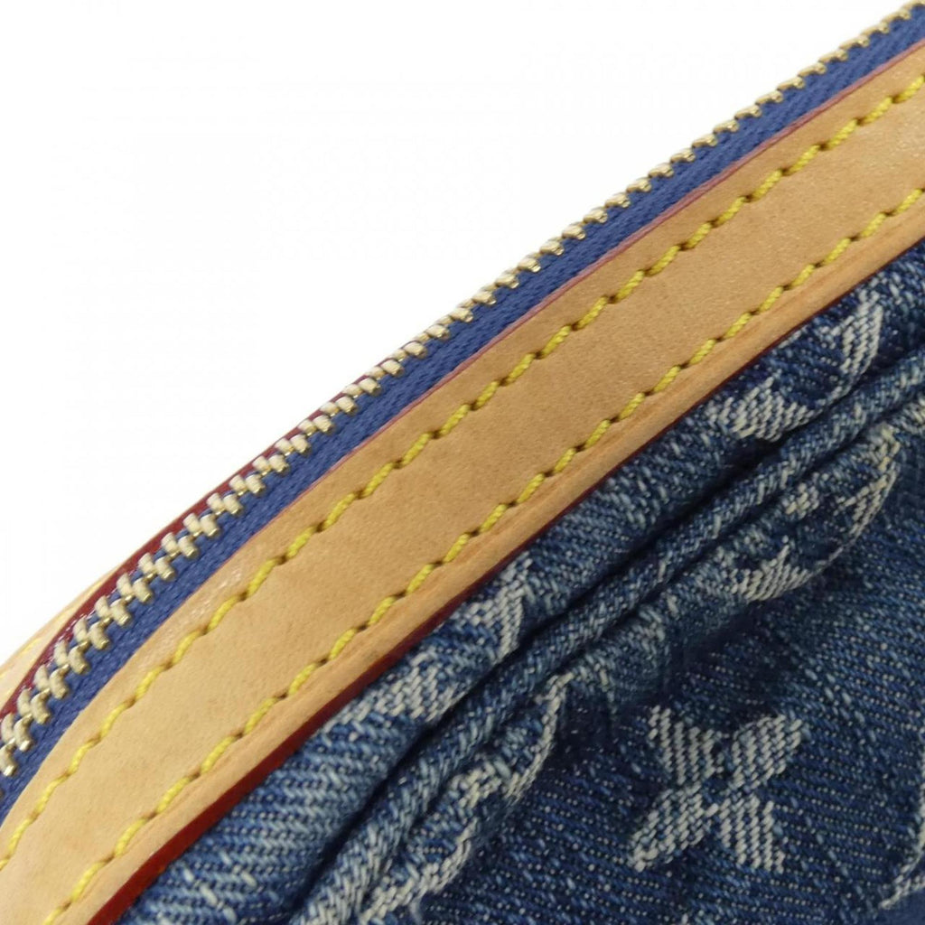 Louis Vuitton Blue Denim Canvas Shoulder Bag (Pre-Owned)