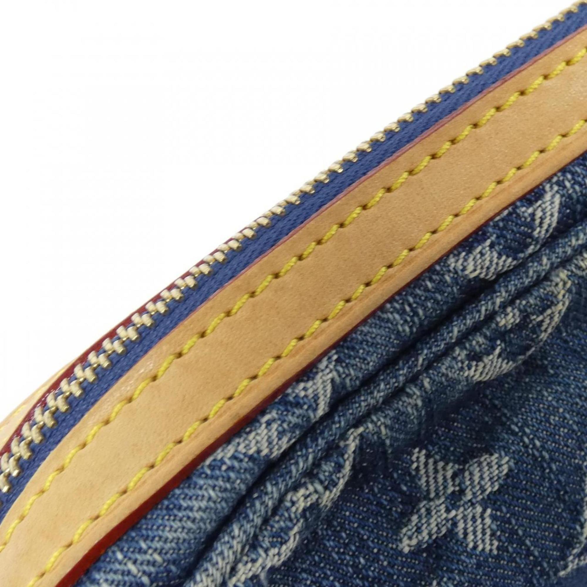 Louis Vuitton Blue Denim Canvas Shoulder Bag (Pre-Owned)