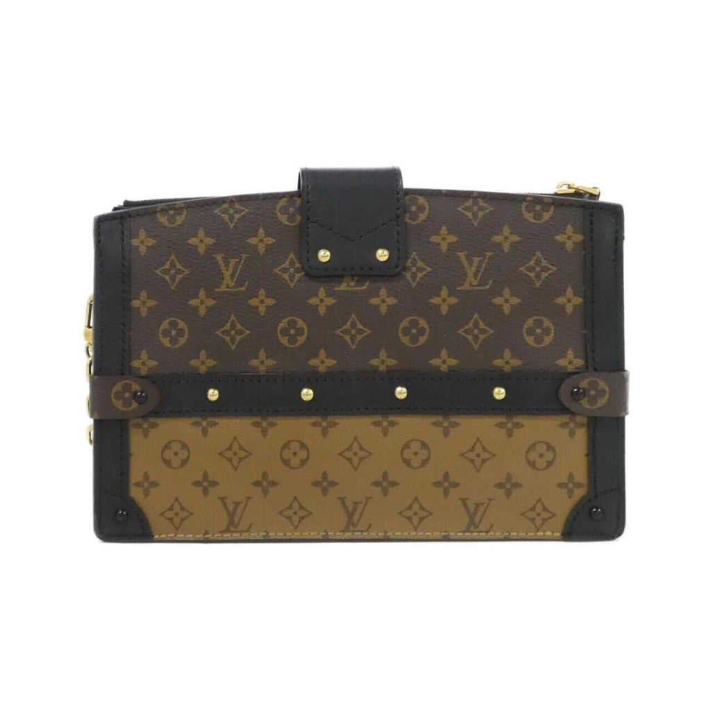 Louis Vuitton Marron Coated Canvas Shoulder Bag (Pre-Owned)
