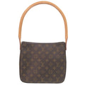 Louis Vuitton Brown Monogram Canvas Pvc Coated Canvas Leather Shoulder Bag (Pre-Owned)