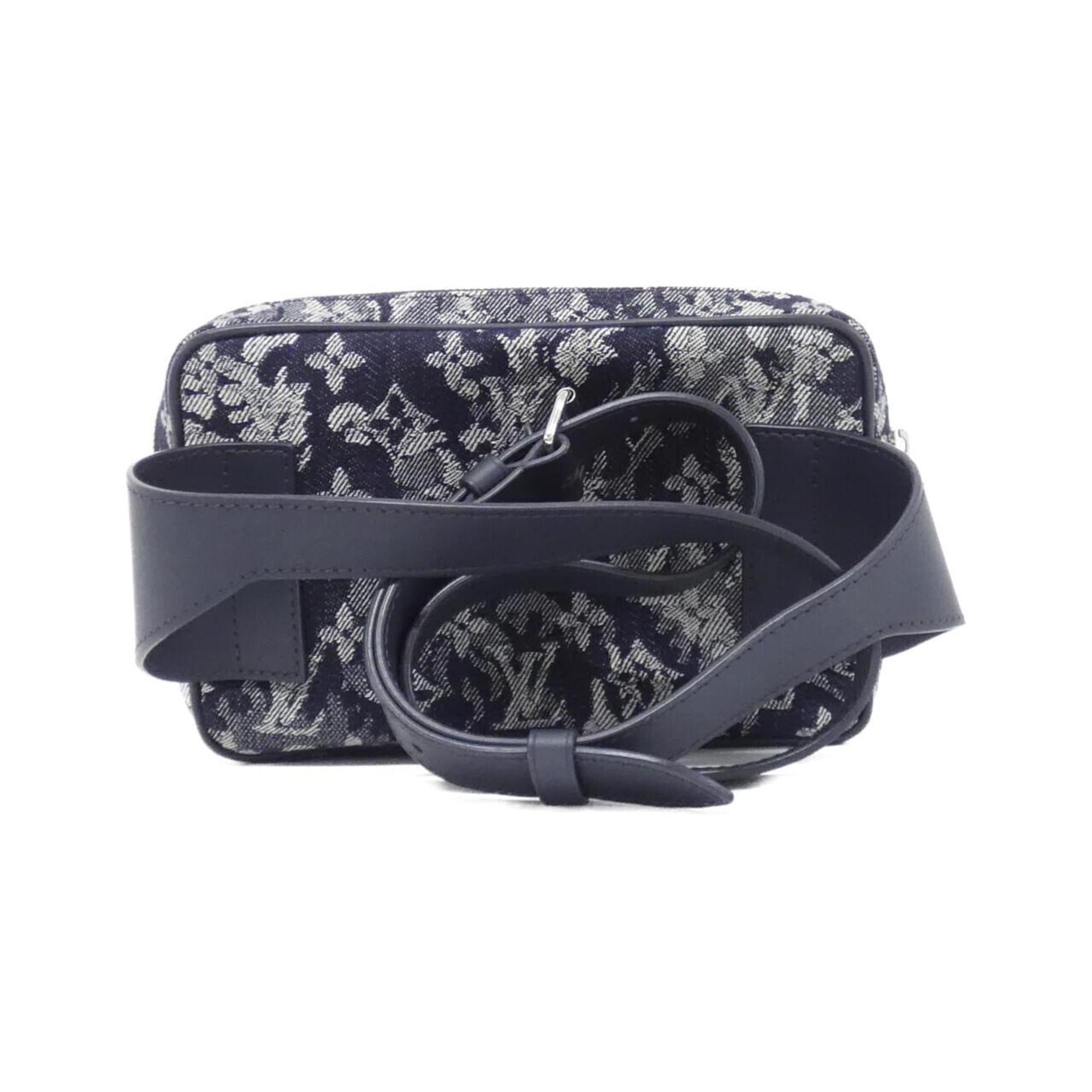 Louis Vuitton Blue Denim Fanny Pack (Pre-Owned)