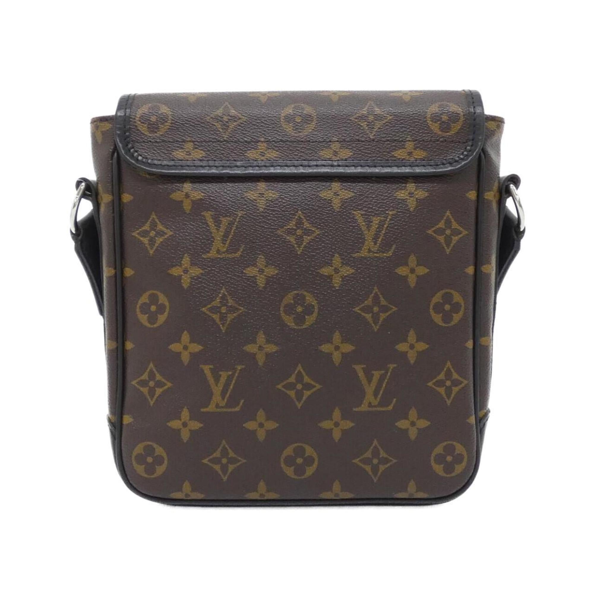 Louis Vuitton Marron Coated Canvas Shoulder Bag (Pre-Owned)