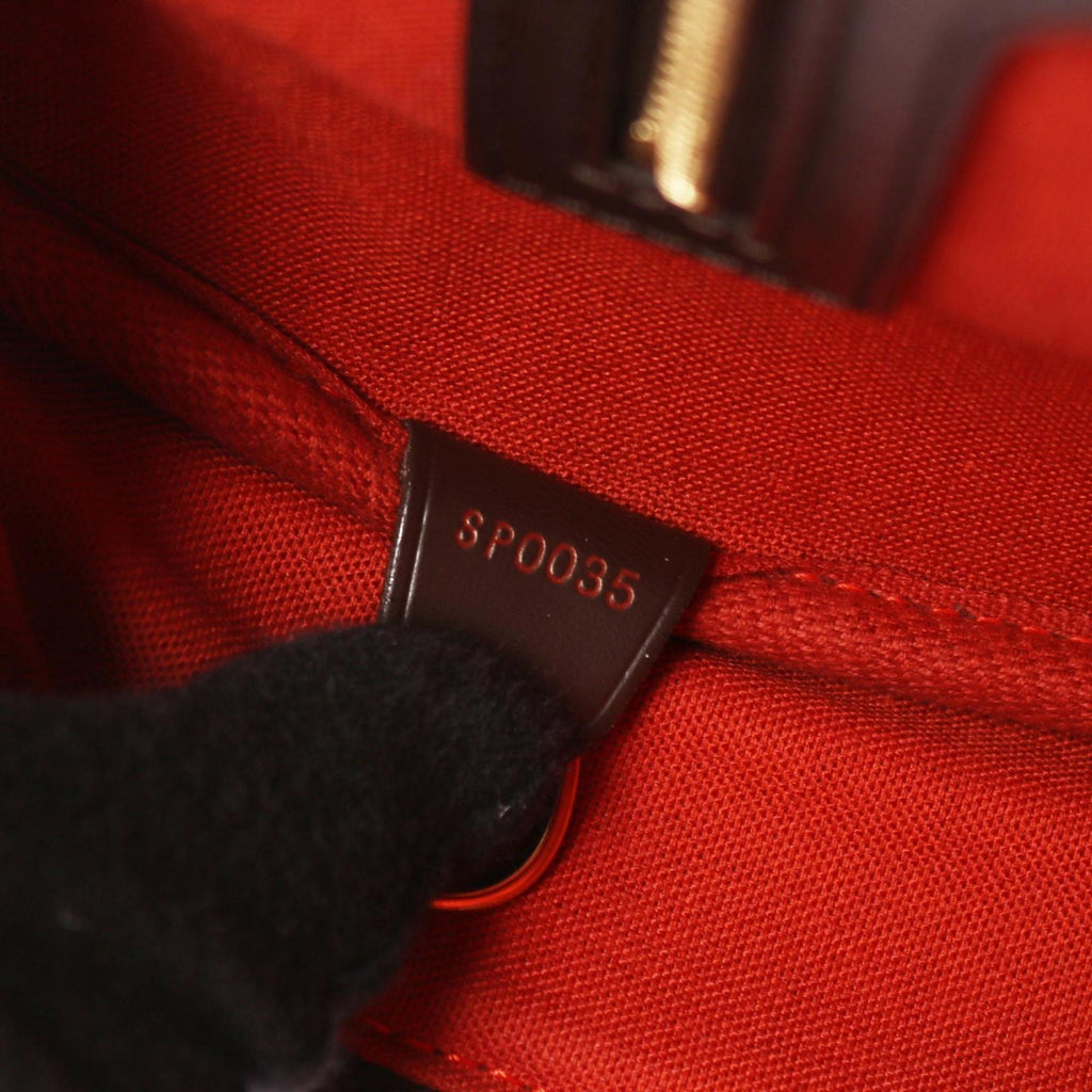 Louis Vuitton Brown Coated Canvas Leather Handbag (Pre-Owned)