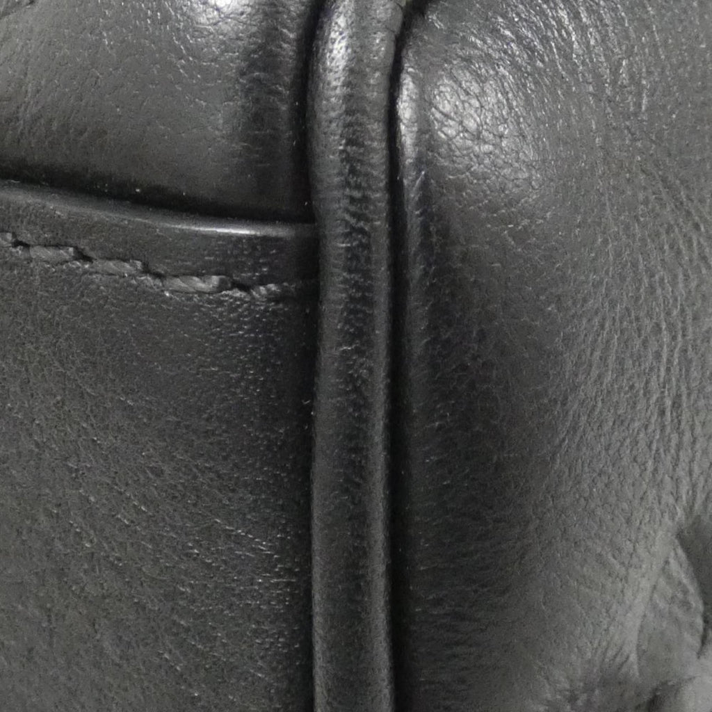 Louis Vuitton Black Leather Boston Bag (Pre-Owned)