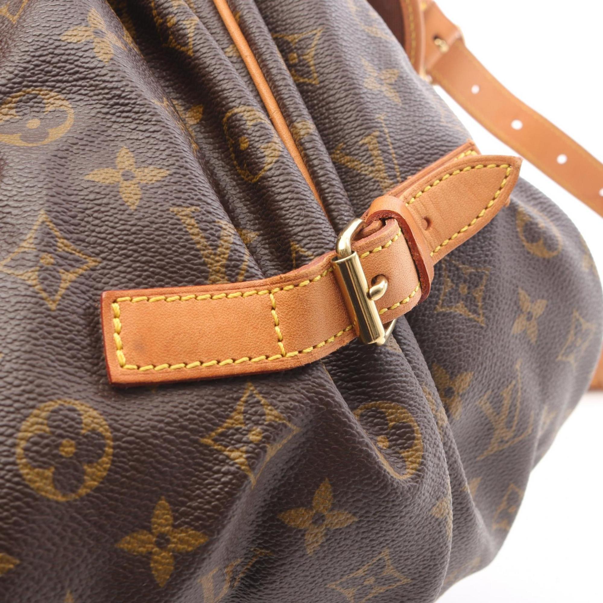 Louis Vuitton Brown Monogram Coated Canvas Pvc Leather Shoulder Bag (Pre-Owned)