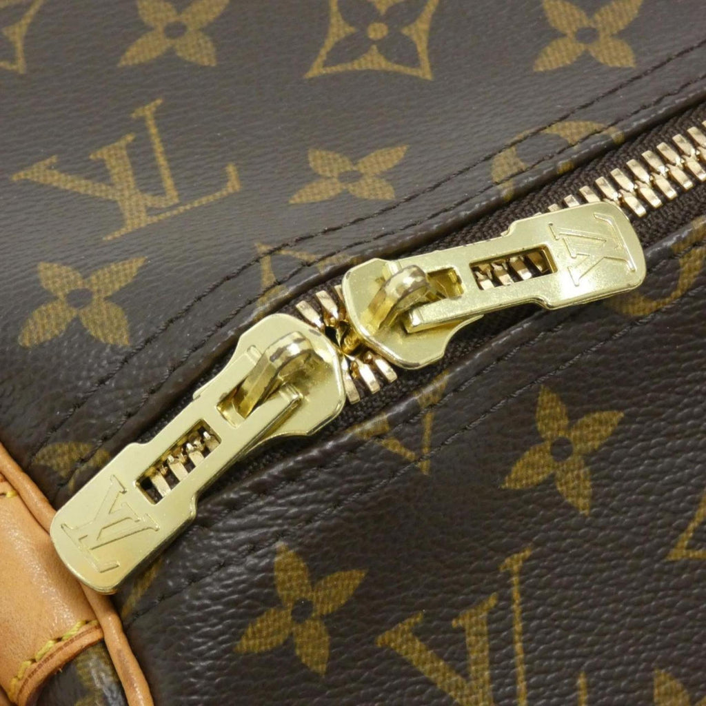 Louis Vuitton Marron Coated Canvas Boston Bag (Pre-Owned)