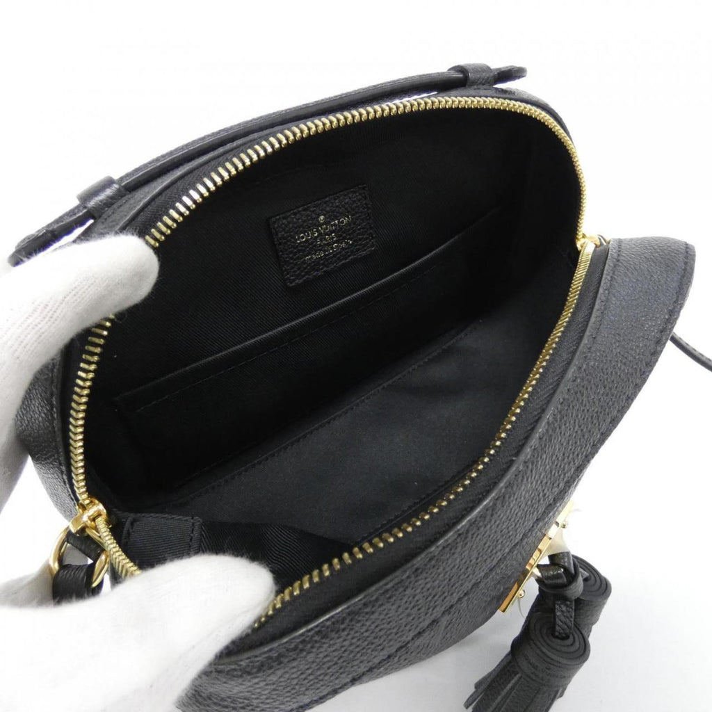 Louis Vuitton Black Leather Shoulder Bag (Pre-Owned)