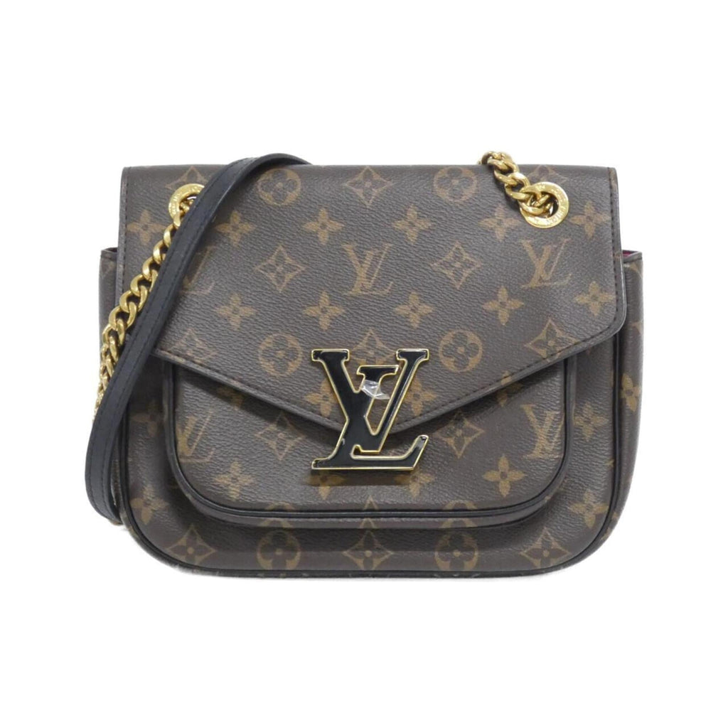 Louis Vuitton Marron Coated Canvas Shoulder Bag (Pre-Owned)