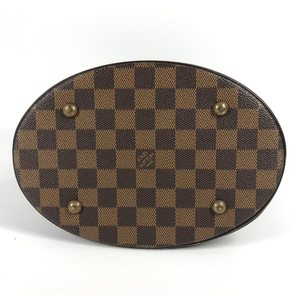 Louis Vuitton Brown Damier Canvas Ebene Damier Canvas Pouch Shoulder Bag Tote Bag (Pre-Owned)
