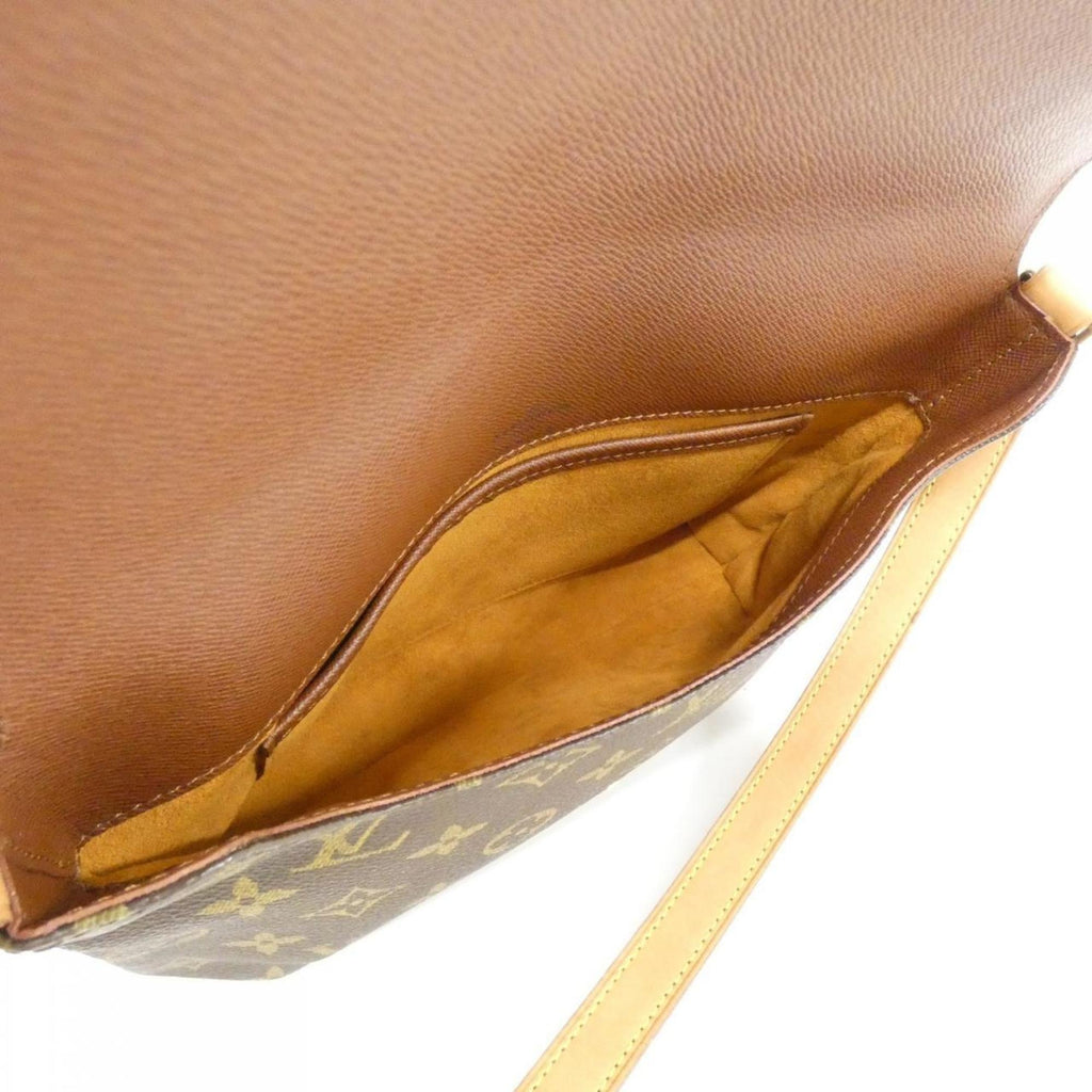 Louis Vuitton Monogram Marron Coated Canvas Shoulder Bag (Pre-Owned)
