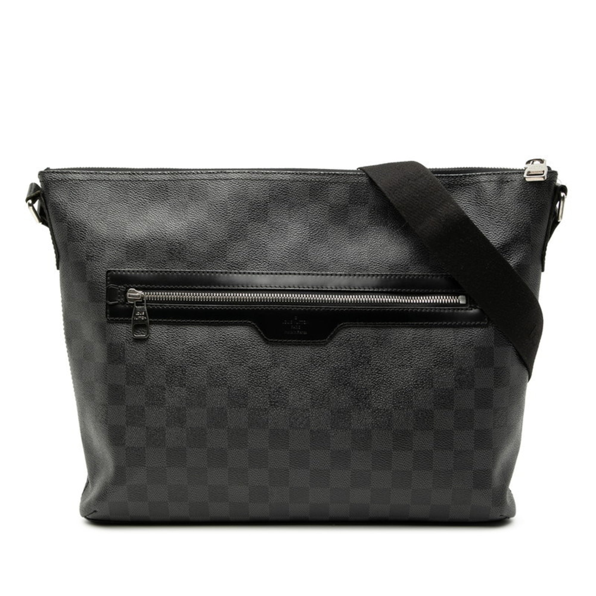 Louis Vuitton Black Pvc Leather Shoulder Bag (Pre-Owned)