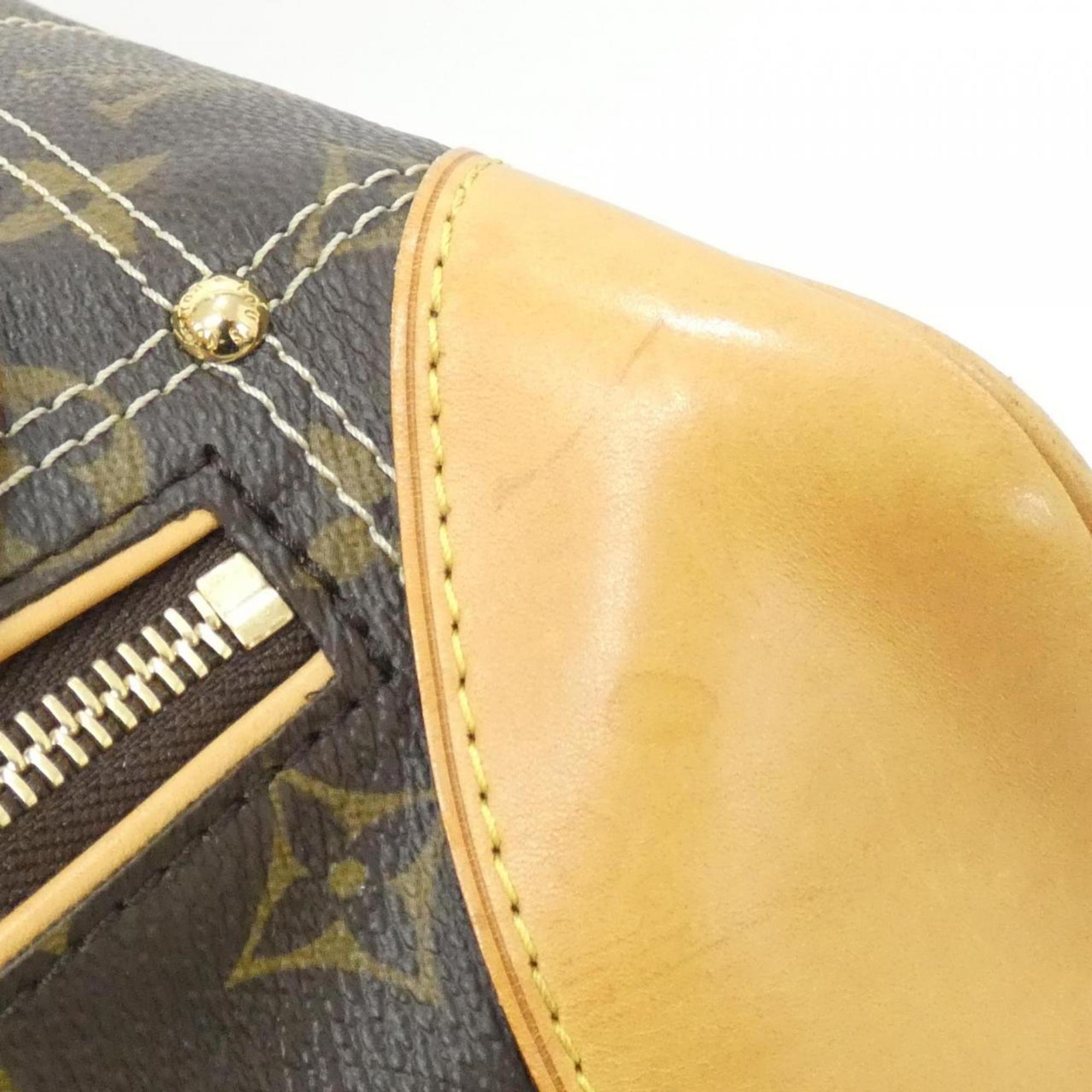 Louis Vuitton Marron Coated Canvas Handbag (Pre-Owned)