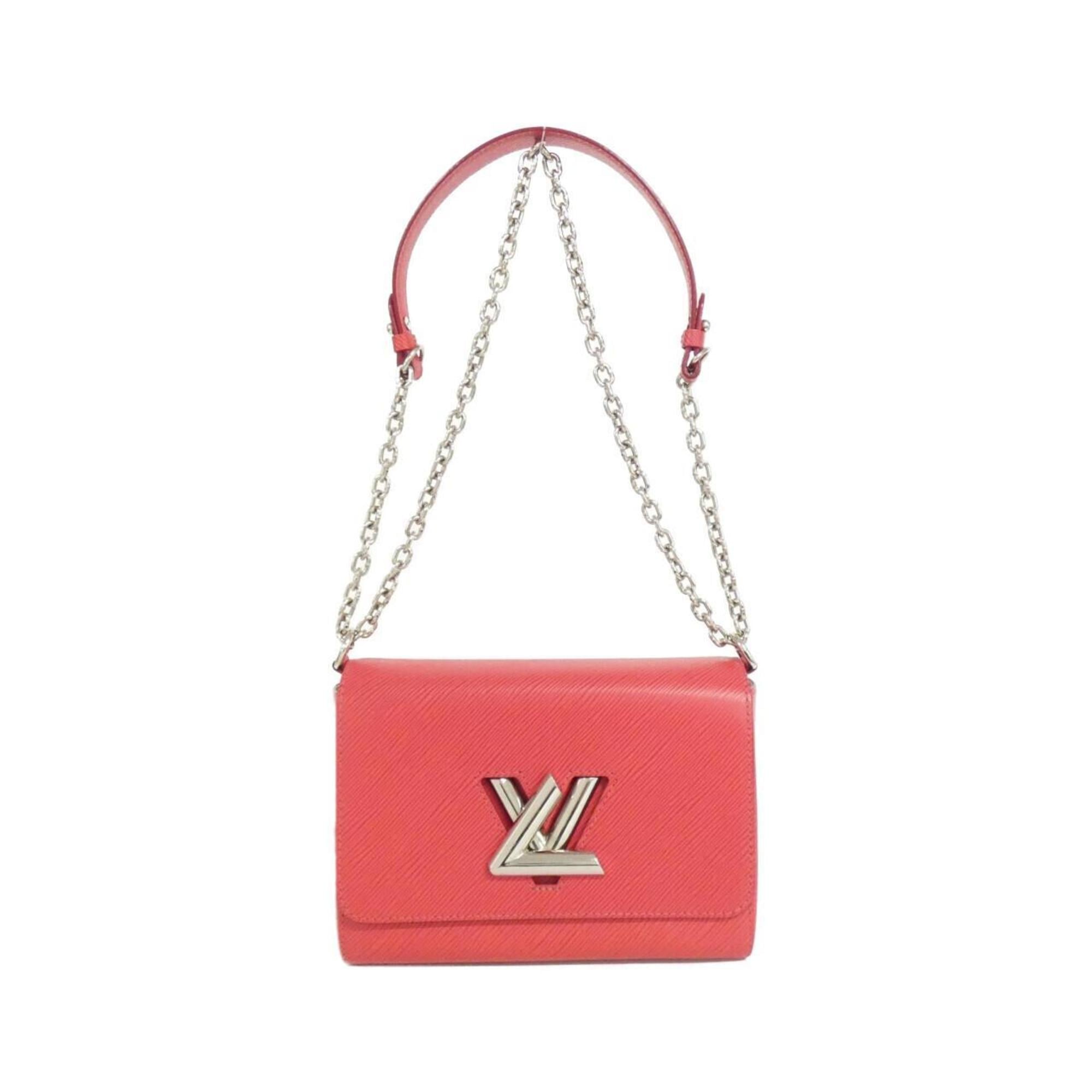 Louis Vuitton Grenade Pink Leather Shoulder Bag (Pre-Owned)