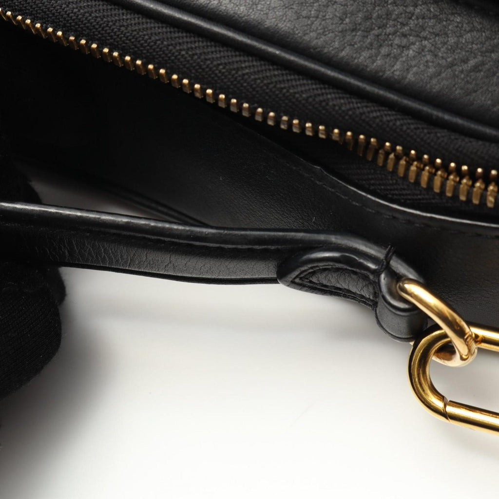 Louis Vuitton Black Noir Leather Shoulder Bag (Pre-Owned)