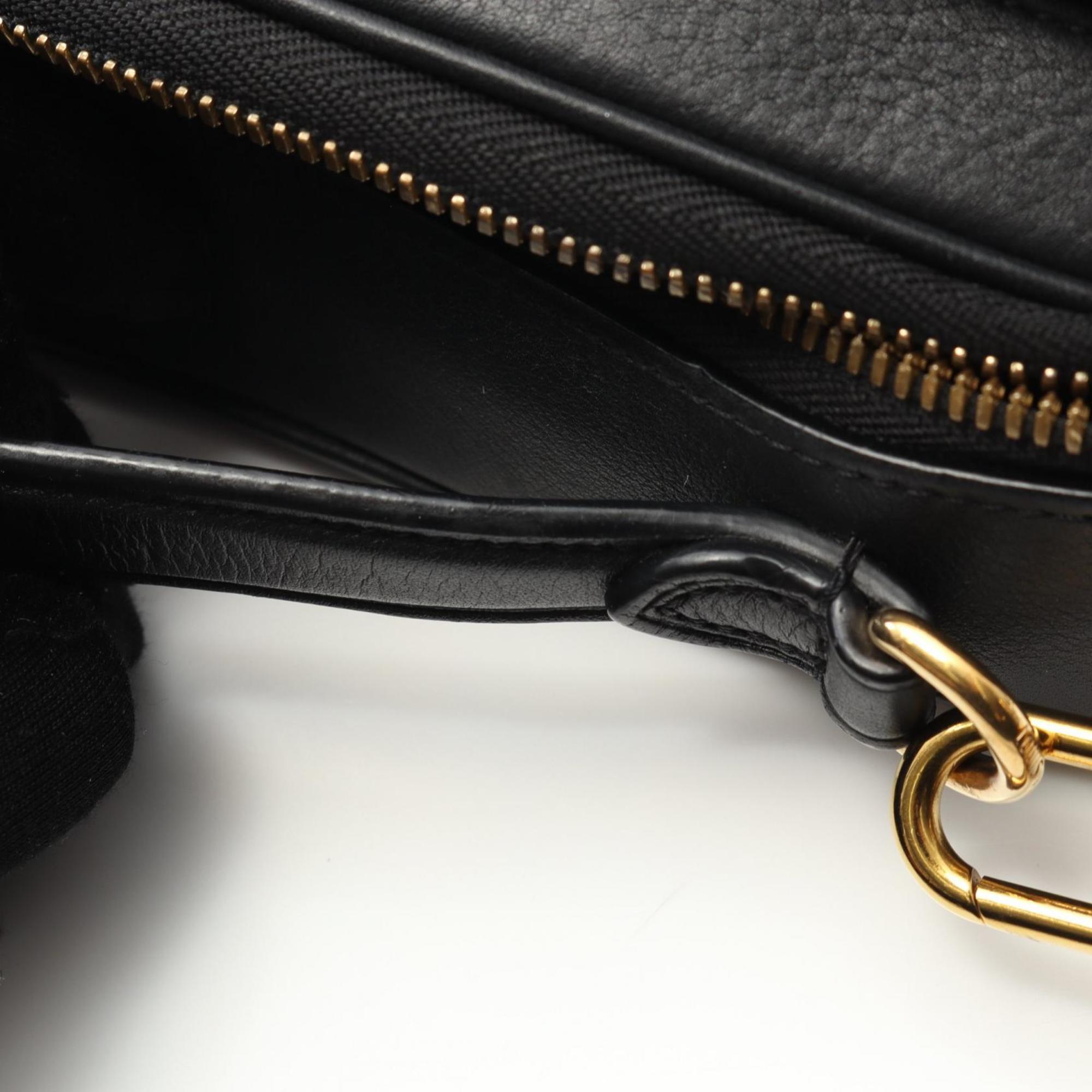 Louis Vuitton Black Noir Leather Shoulder Bag (Pre-Owned)