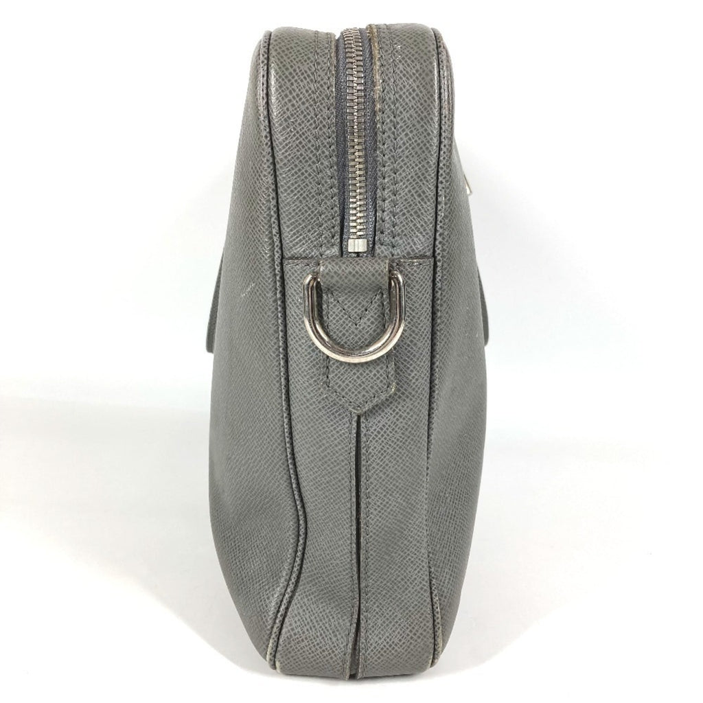 Louis Vuitton Galle Glacier Gray Taiga Leather Handbag Tote Bag (Pre-Owned)