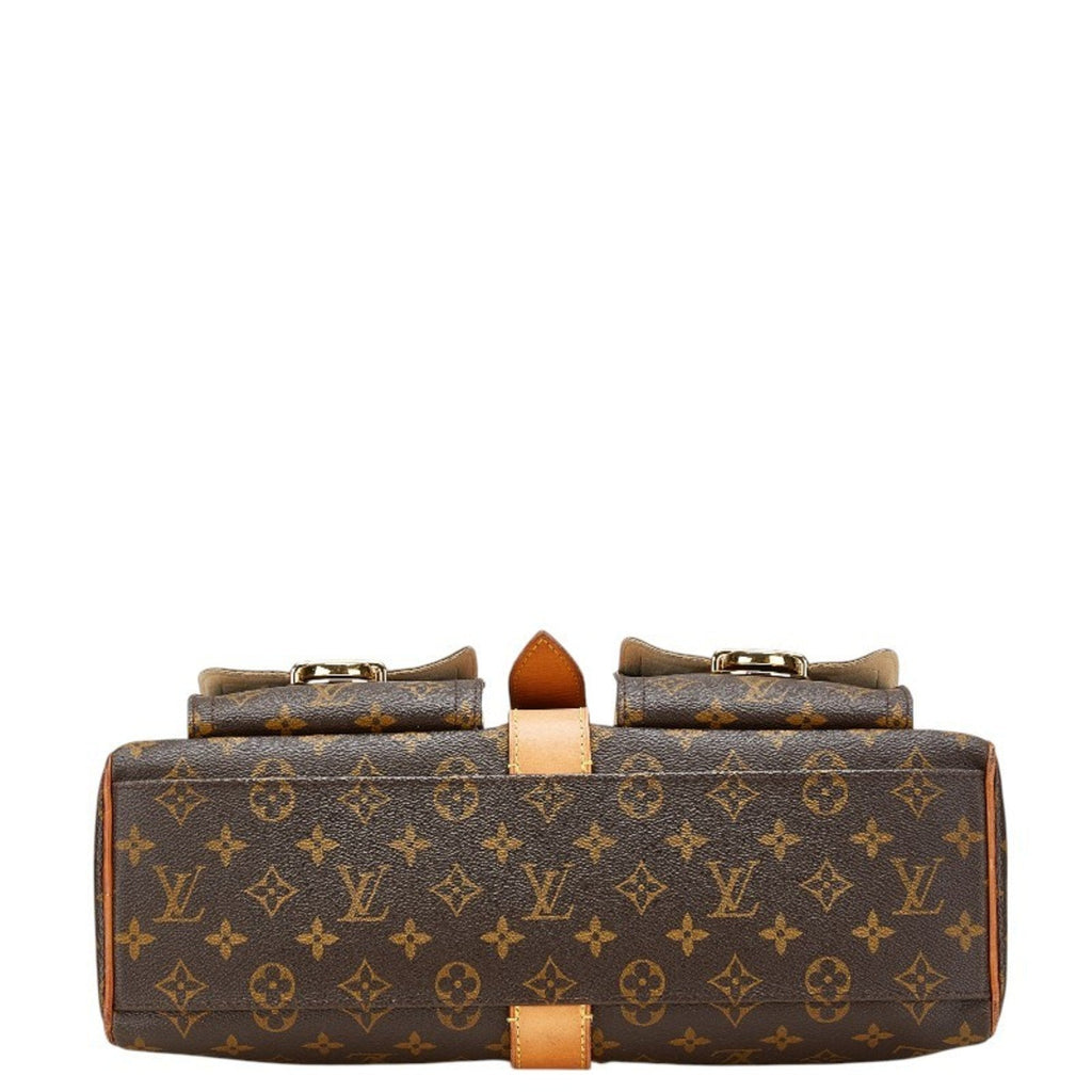 Louis Vuitton Brown Pvc Leather Boston Bag Handbag (Pre-Owned)