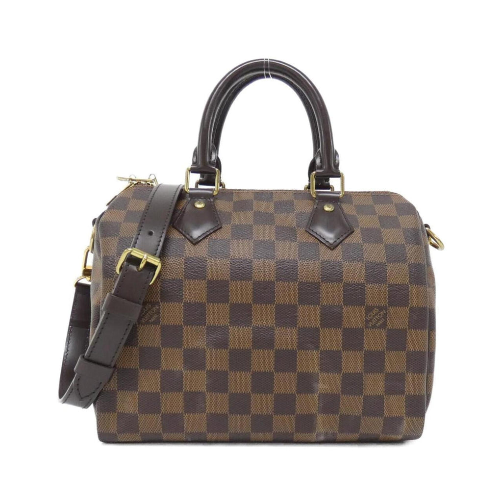 Louis Vuitton Ebene Coated Canvas Boston Bag (Pre-Owned)