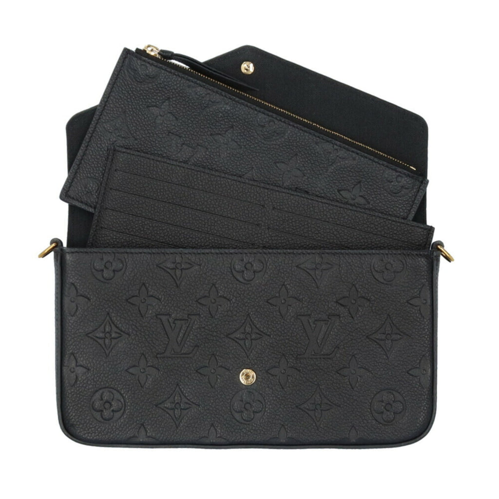 Louis Vuitton Black Monogram Empreinte Shoulder Bag (Pre-Owned)