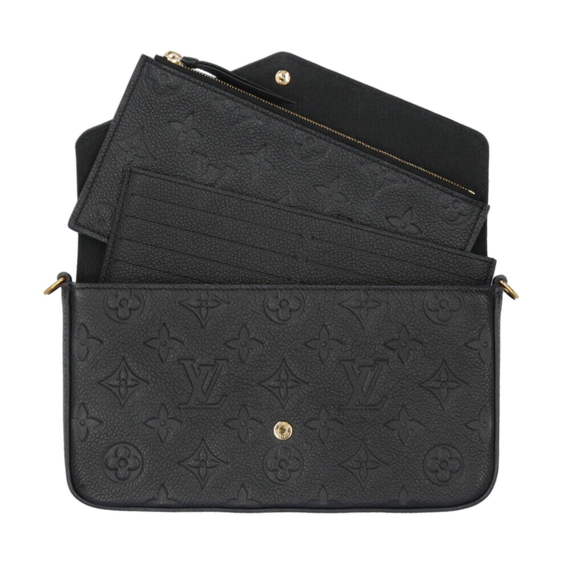 Louis Vuitton Black Monogram Empreinte Shoulder Bag (Pre-Owned)