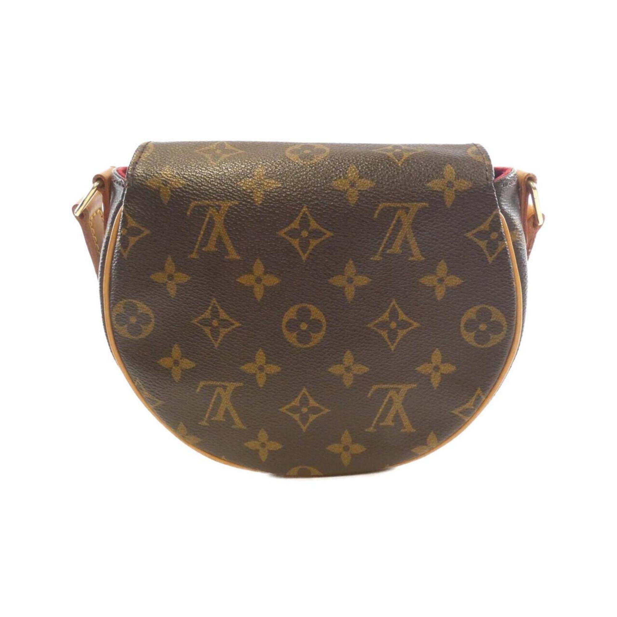 Louis Vuitton Monogram Marron Coated Canvas Shoulder Bag (Pre-Owned)