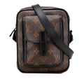 Louis Vuitton Monogram Macassar Black Brown Pvc Leather Shoulder Bag (Pre-Owned)