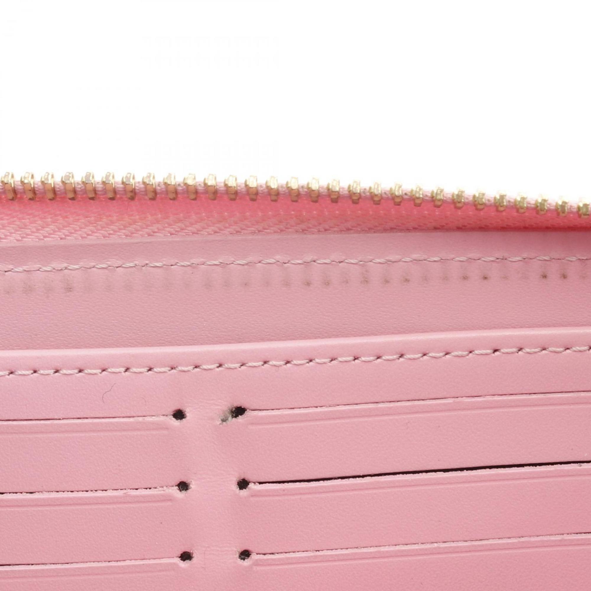 Louis Vuitton Pink Vernis Patent Leather Long Wallet (Bi-Fold) (Pre-Owned)