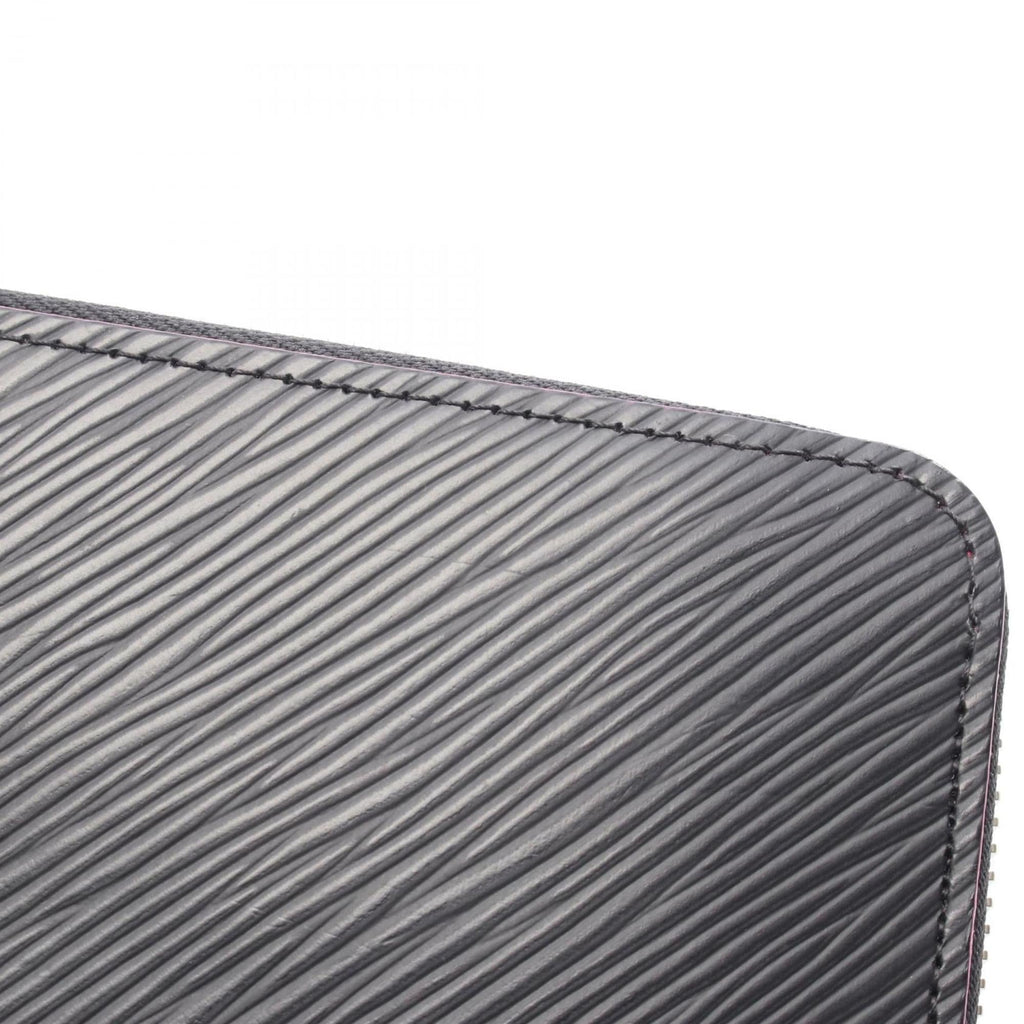 Louis Vuitton Black Hot Pink Noir Pink Leather Long Wallet (Bi-Fold) (Pre-Owned)
