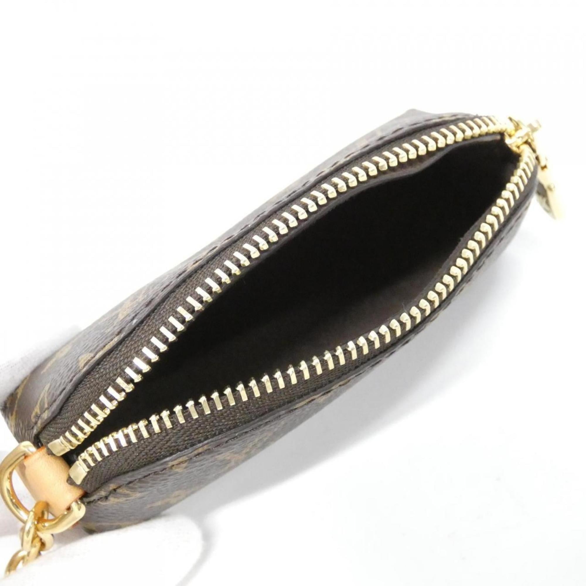 Louis Vuitton Brown Coated Canvas Pouch Wash Bag (Pre-Owned)