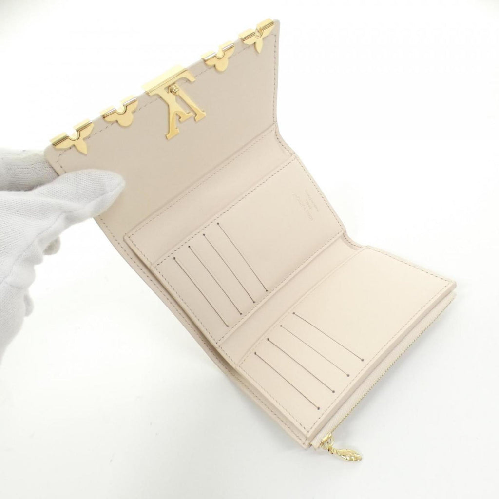Louis Vuitton Leather Wallet (Tri-Fold) (Pre-Owned)