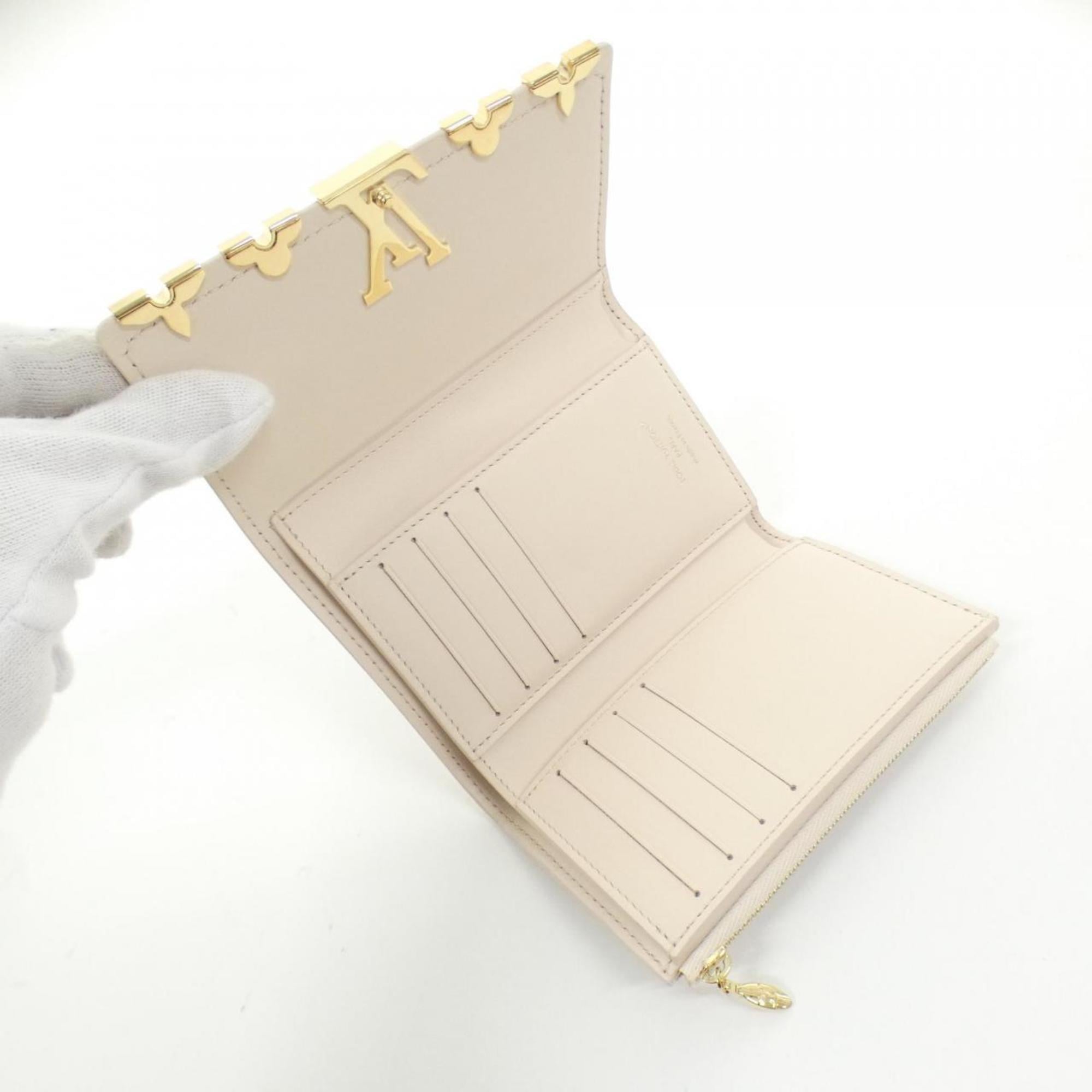 Louis Vuitton Leather Wallet (Tri-Fold) (Pre-Owned)