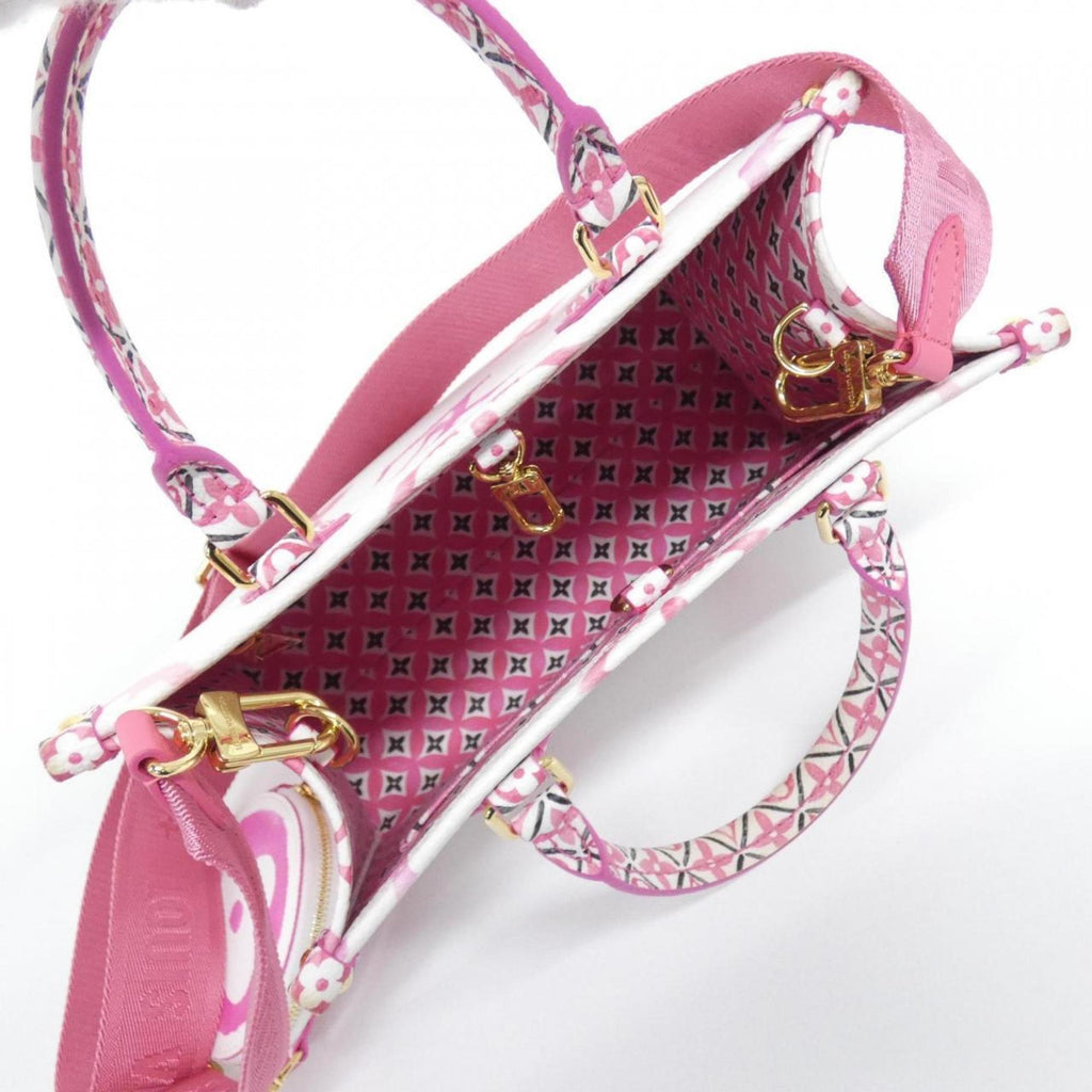 Louis Vuitton Pink Coated Canvas Handbag (Pre-Owned)