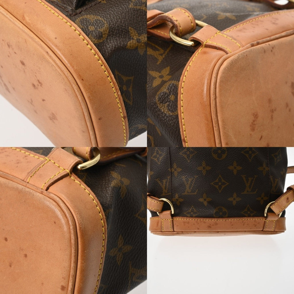 Louis Vuitton Brown Canvas Monogram Backpack (Pre-Owned)
