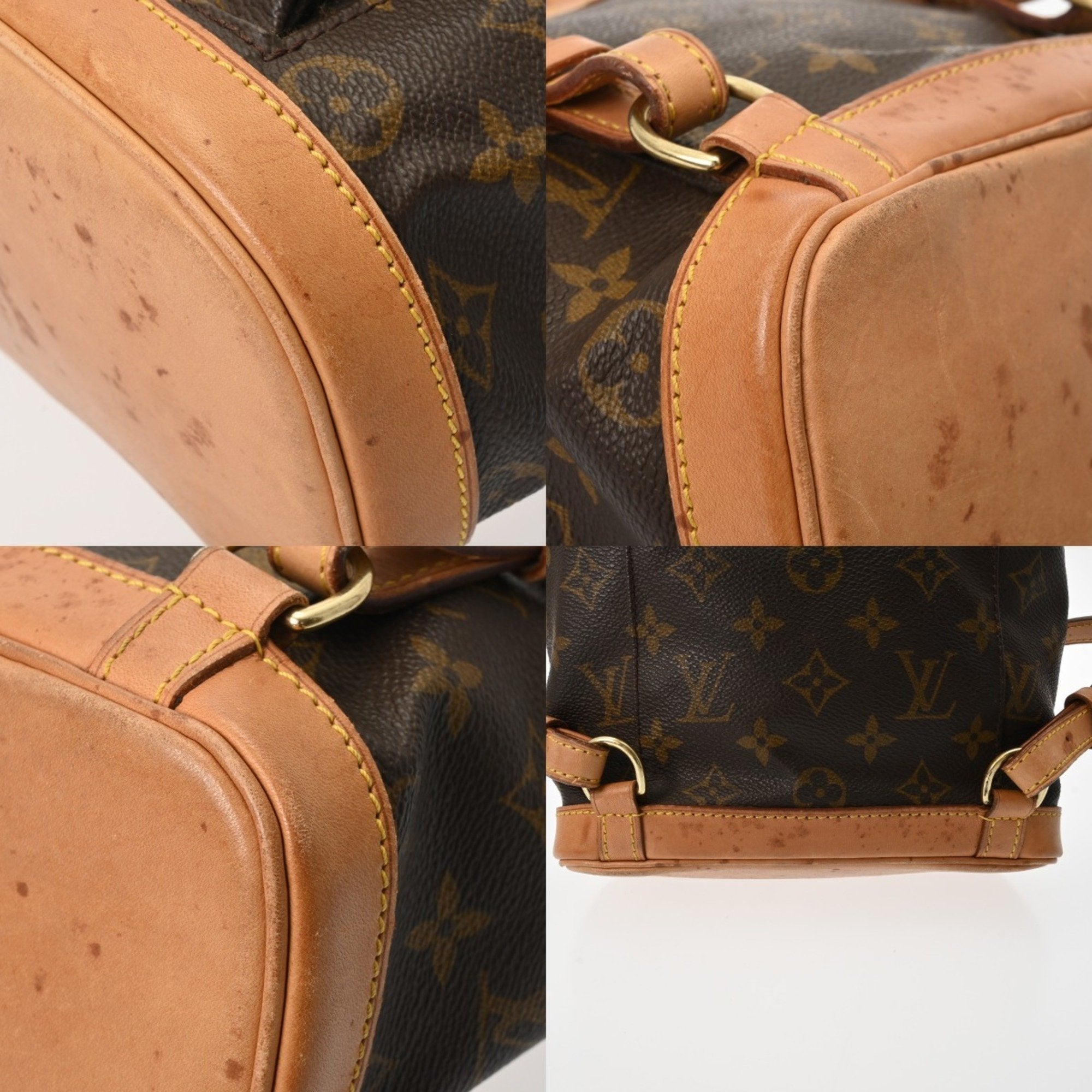 Louis Vuitton Brown Canvas Monogram Backpack (Pre-Owned)