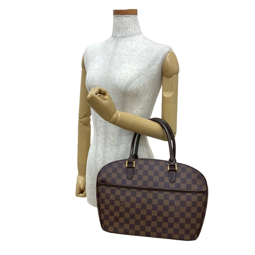 Louis Vuitton Brown Leather Pvc Boston Bag Handbag (Pre-Owned)