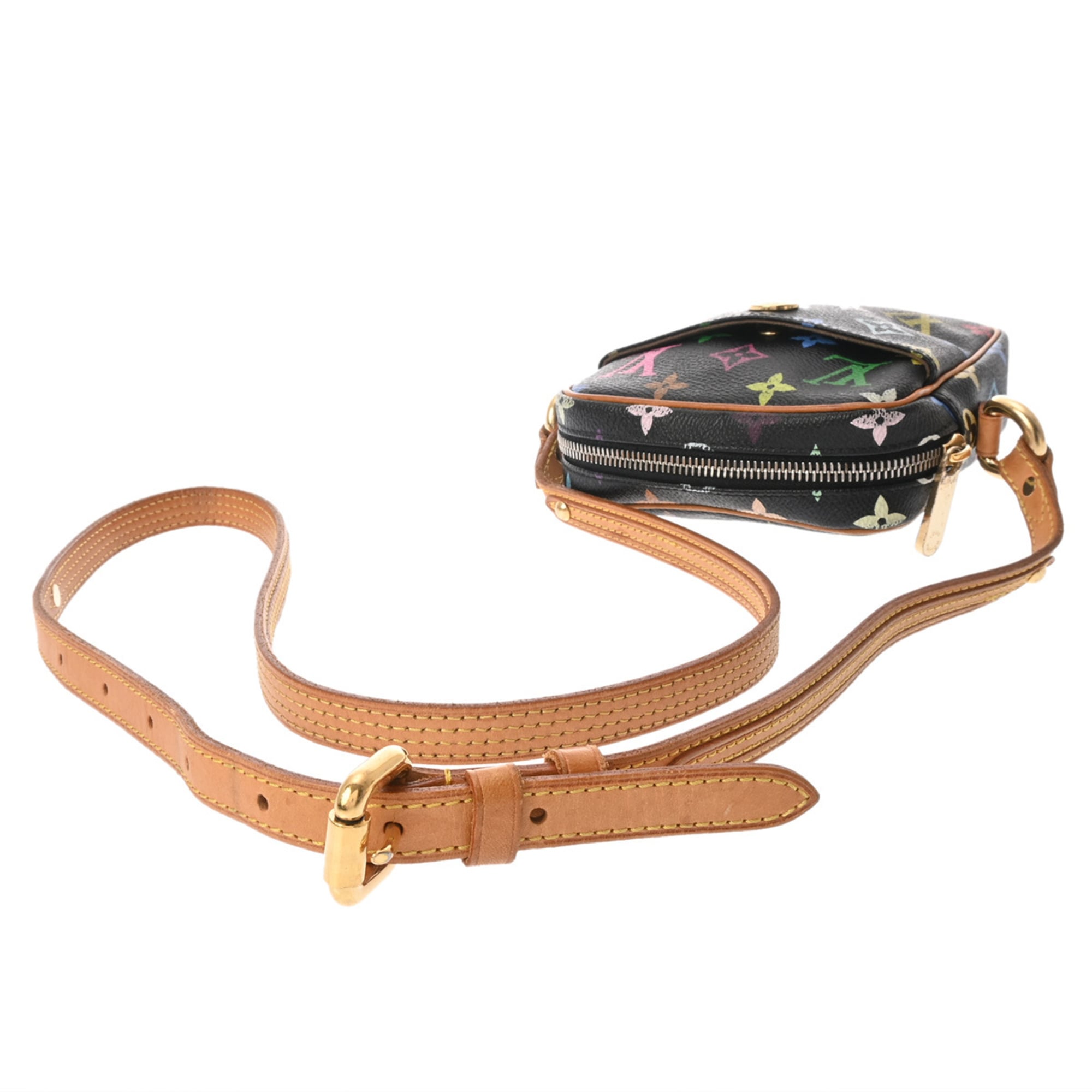 Louis Vuitton Multi-Color Noir Monogram Multicolore Shoulder Bag (Pre-Owned)