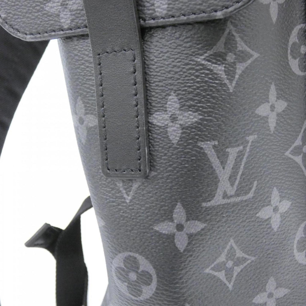 Louis Vuitton Black Coated Canvas Backpack (Pre-Owned)