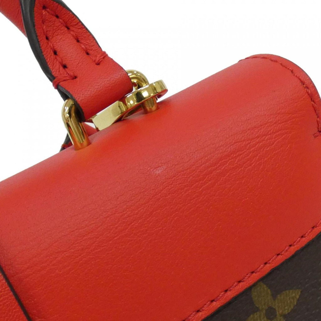Louis Vuitton Brown Coquelicots Red Color Coated Canvas Leather Handbag (Pre-Owned)