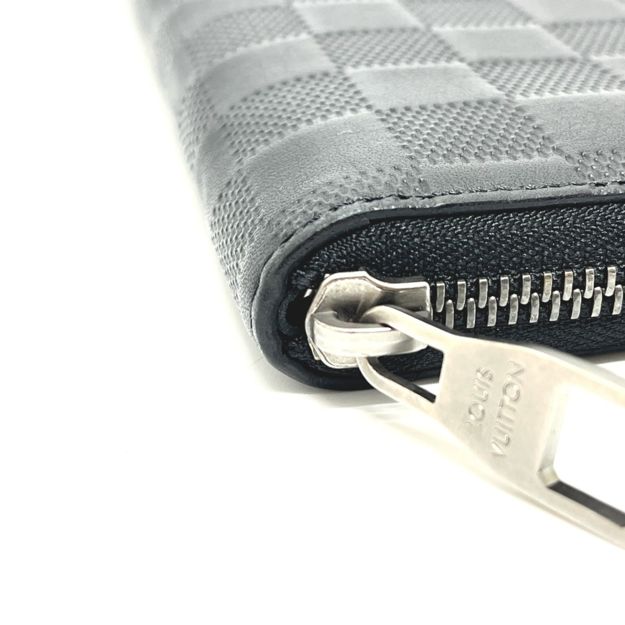 Louis Vuitton Black Damier Infini Long Wallet (Bi-Fold) (Pre-Owned)