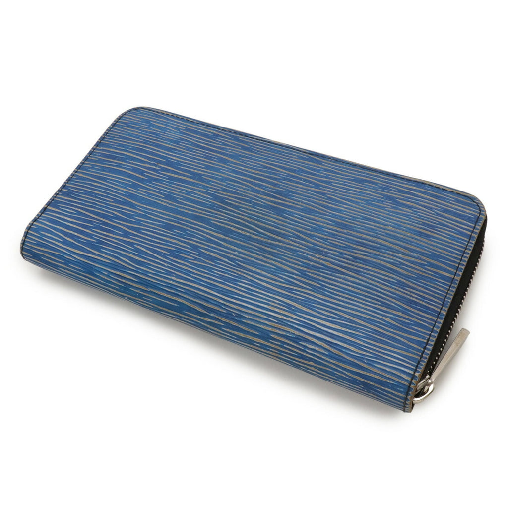 Louis Vuitton Blue Light Blue Epi Leather Long Wallet (Bi-Fold) (Pre-Owned)