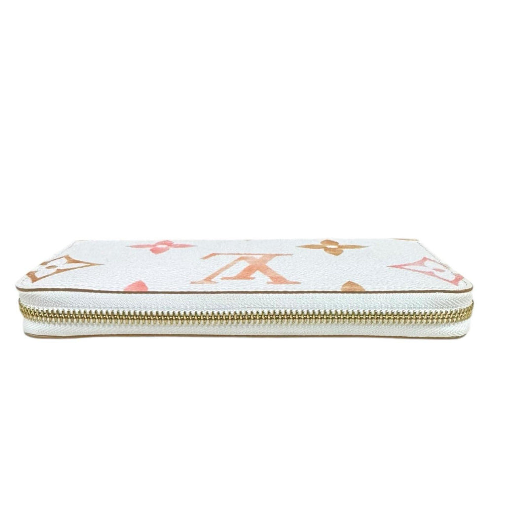 Louis Vuitton Pink White Monogram Empreinte Long Wallet (Bi-Fold) (Pre-Owned)