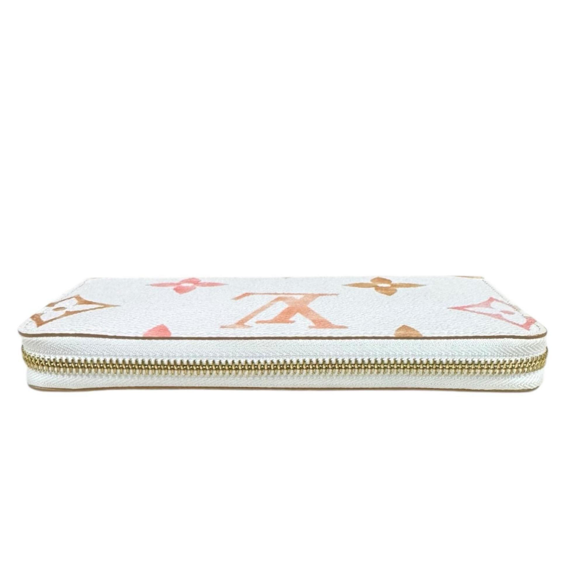 Louis Vuitton Pink White Monogram Empreinte Long Wallet (Bi-Fold) (Pre-Owned)