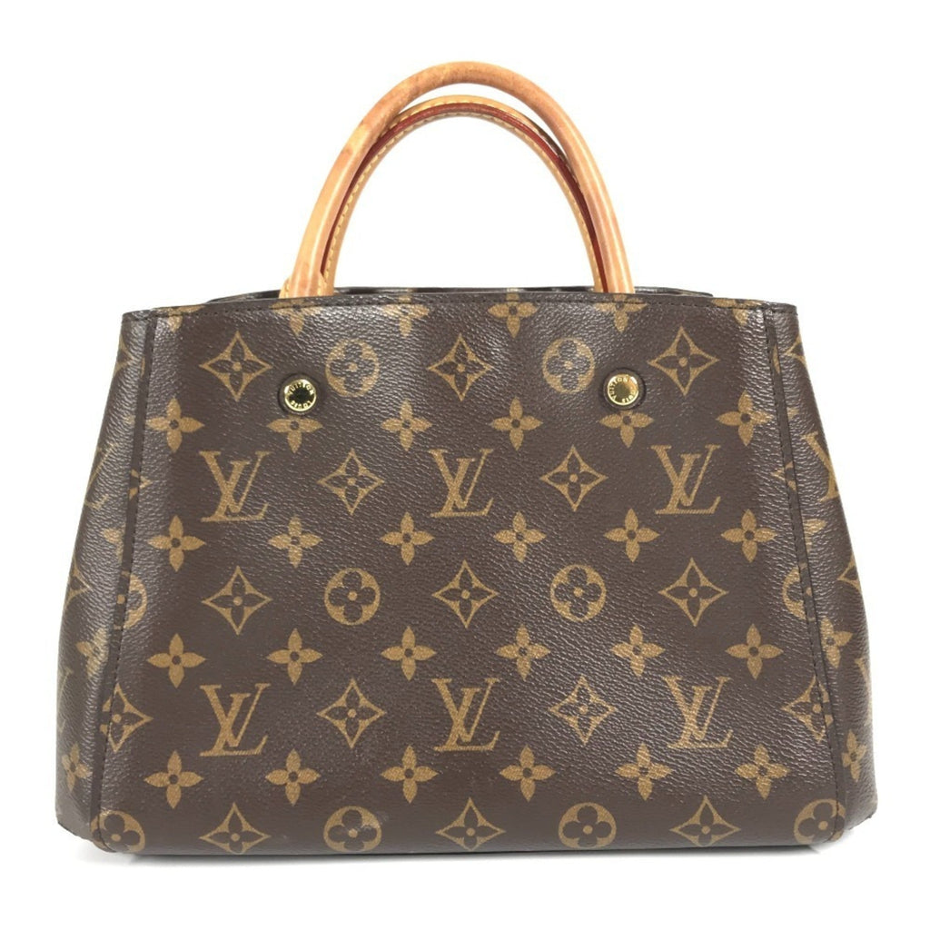 Louis Vuitton Brown Monogram Monogram Handbag Shoulder Bag Tote Bag (Pre-Owned)