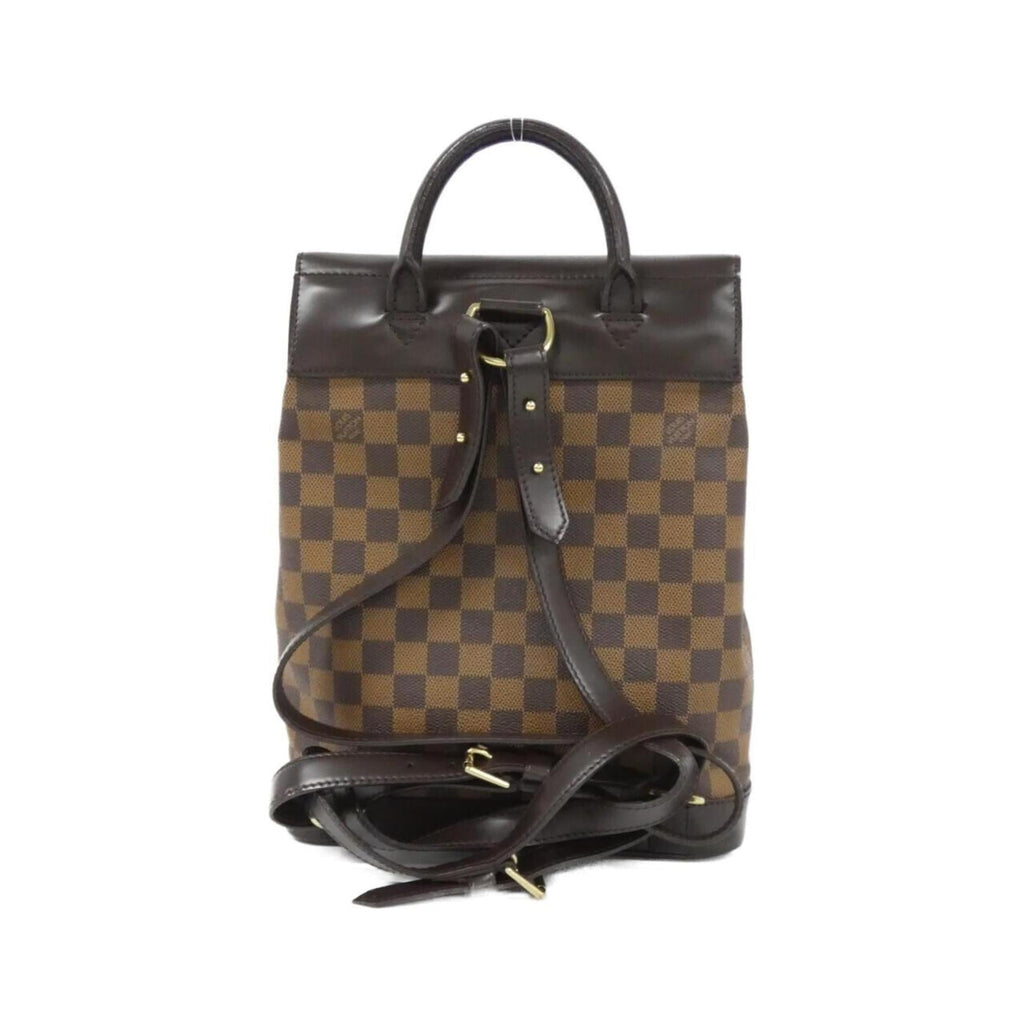 Louis Vuitton Brown Coated Canvas Backpack (Pre-Owned)