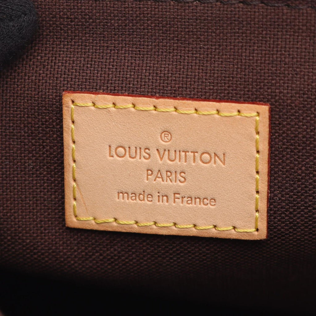 Louis Vuitton Brown Coated Canvas Leather Shoulder Bag (Pre-Owned)