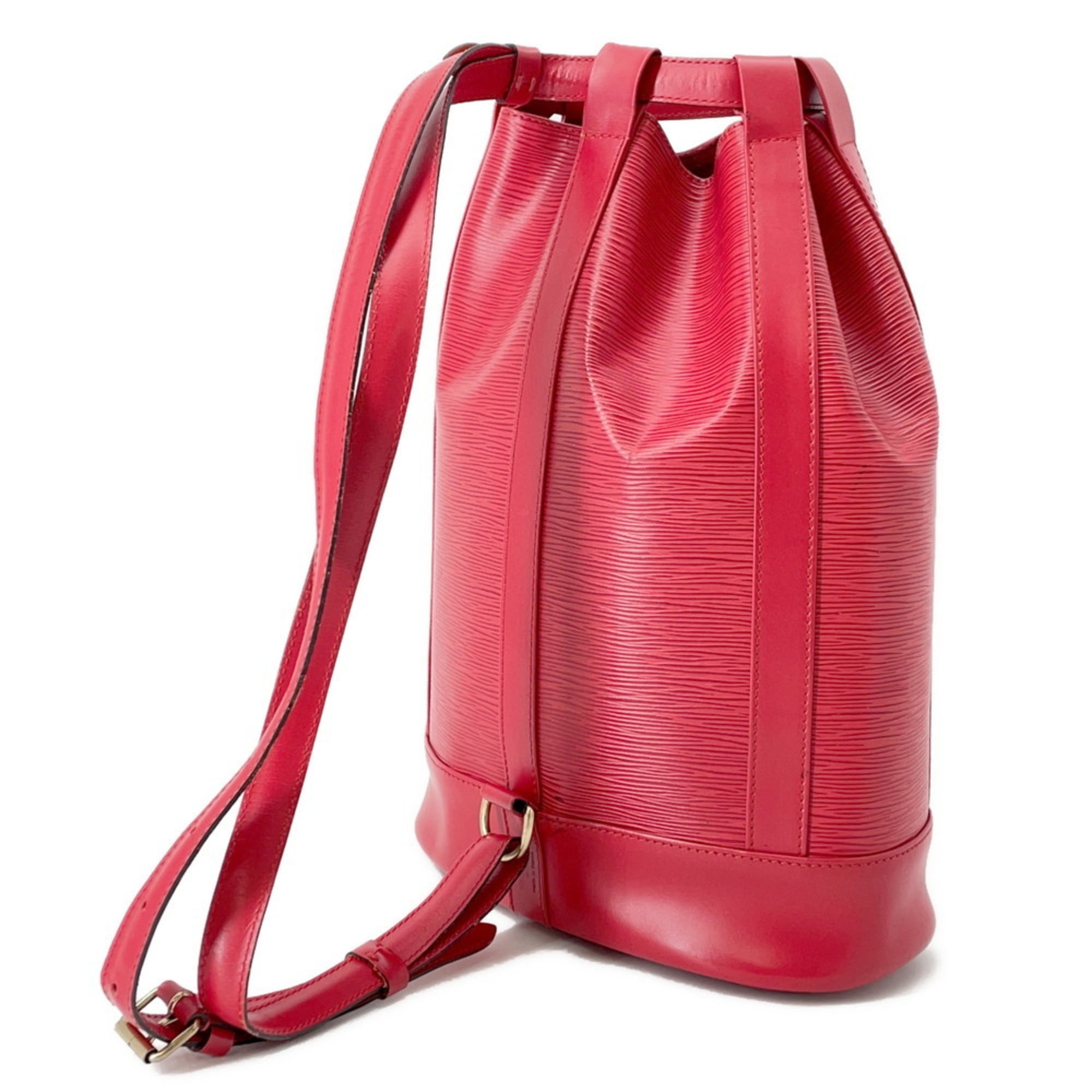 Louis Vuitton Castilian Red Epi Leather Shoulder Bag (Pre-Owned)