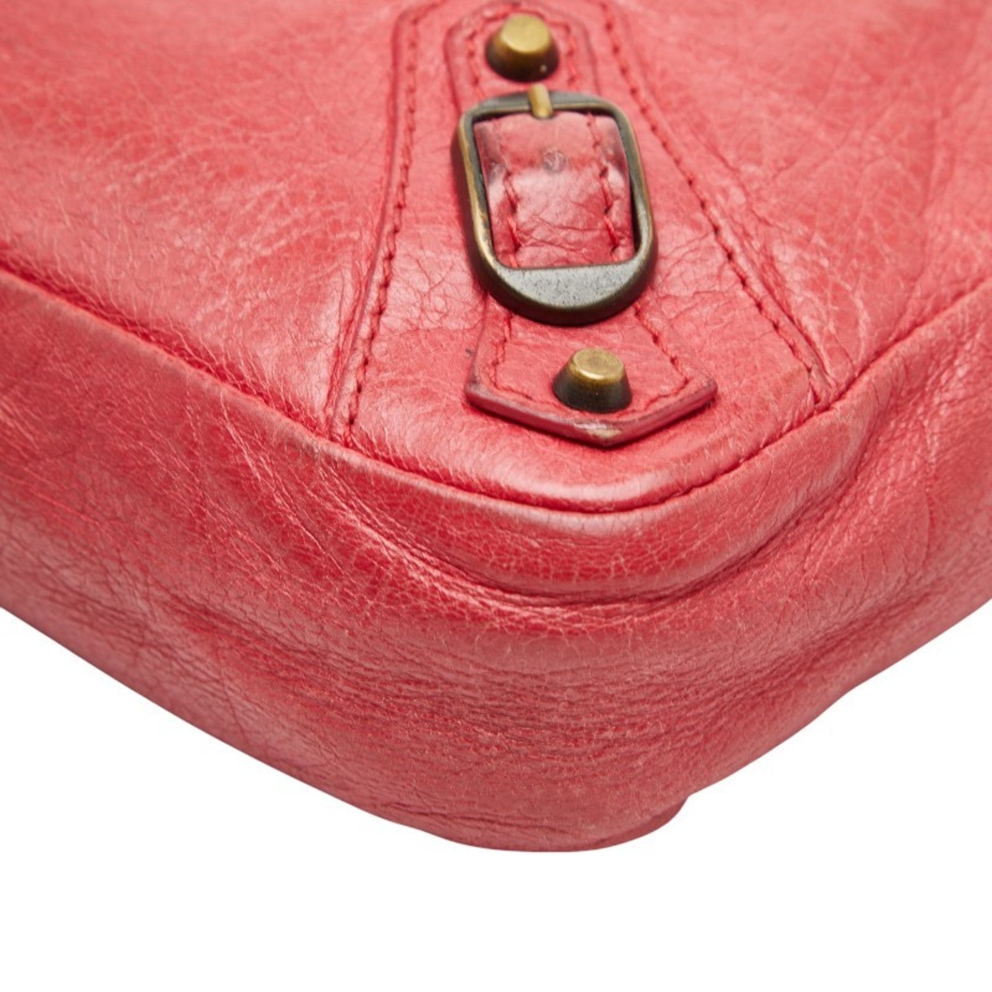 Hip Classic Studs Crossbody Bag Leather