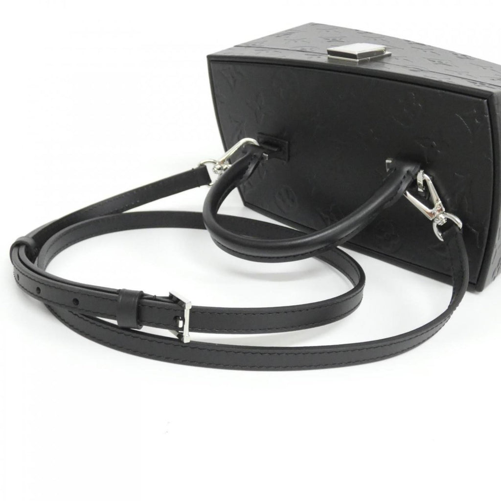 Louis Vuitton Black Leather Handbag (Pre-Owned)