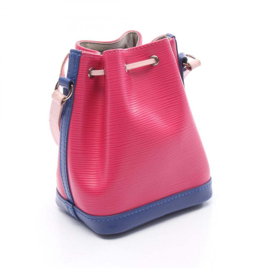 Louis Vuitton Blue Fuchsia Pink Epi Leather Handbag Shoulder Bag (Pre-Owned)