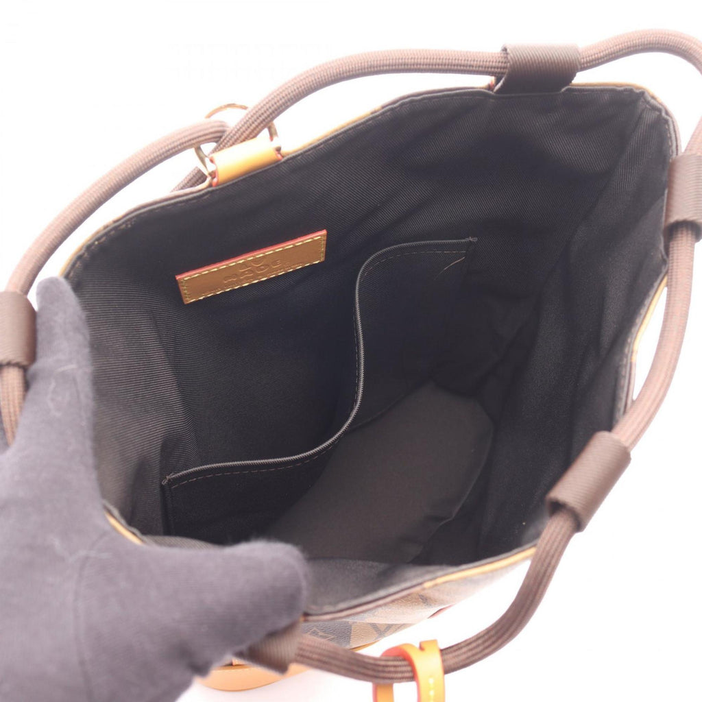 Louis Vuitton Brown Monogram Coated Canvas Shoulder Bag (Pre-Owned)